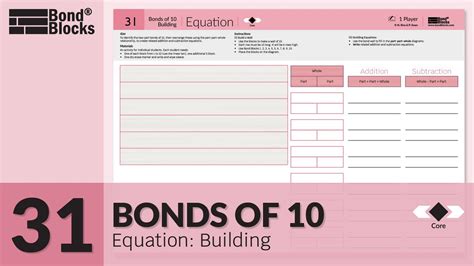 31) Equation - Bond Blocks Maths Intervention Program