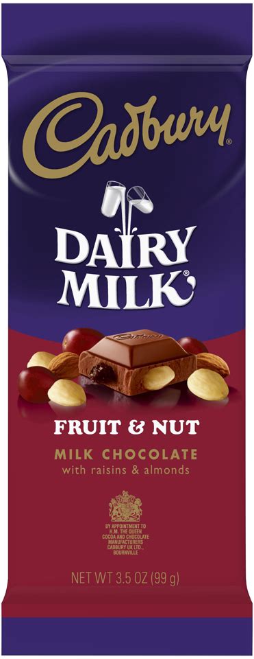 Cadbury Large Fruit and Nut Bar 3.5 oz | Starfish Market