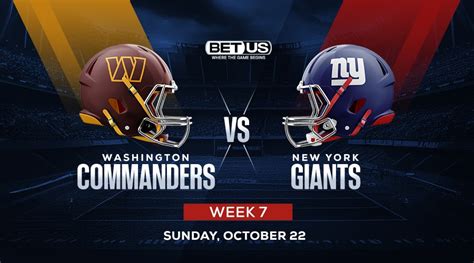 Bet Commanders vs Giants: Take NY to Upset, Ride Low In Total