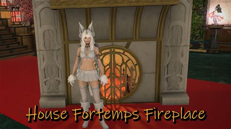 FFXIV: House Fortemps Fireplace - Housing Item - YouTube