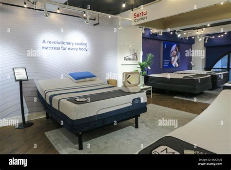 Mattress Showroom at Mattress Firm Store, NYC, USA Stock Photo - Alamy