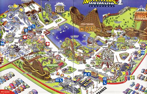 Michigan Adventure Park Map