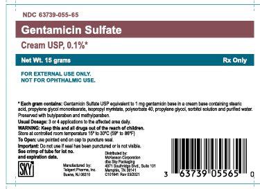 Gentamicin Cream: Package Insert - Drugs.com