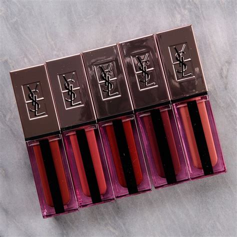 YSL Slim Glow Matte Lipsticks & Water Glow Glossy Stains Swatches