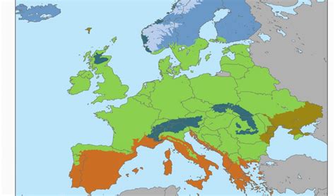 Biome Map Of Europe Biomes Of Europe 2415 X 3174 Europe Biomes Europe ...