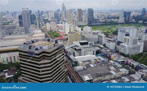 Aerial of an Amazing Landscape on a China City with Modern Skyscrapers ...