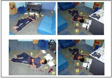 Example of images of crime scene simulation | Download Scientific Diagram