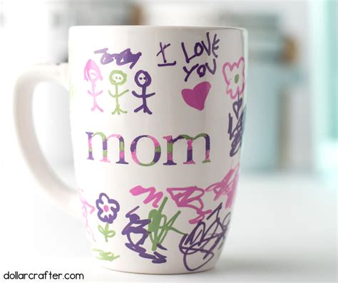 Homemade Mother's Day Sharpie Mug ⋆ Dollar Crafter