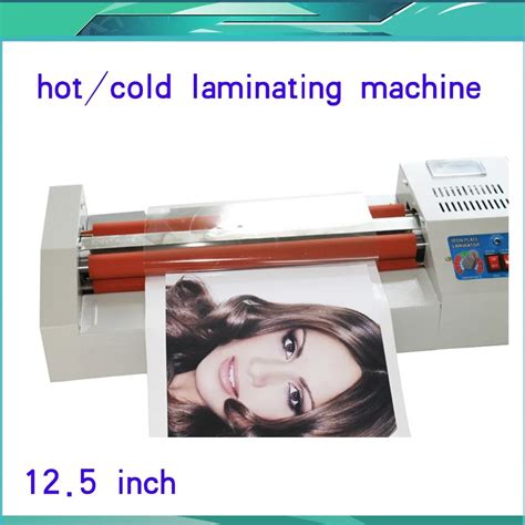 Metal Frame 110/220V A3 12.5" 320mm Hot +Cold Thermal Laminating Machine Pouch Roll Laminator ...