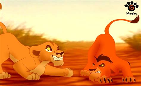 Scar and Zira as cubs - Scar and Zira Fan Art (24631762) - Fanpop