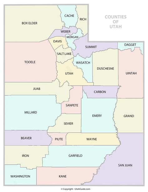 Utah's Counties | Utah Guide