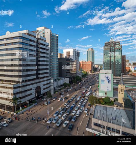 Harare cbd city centre, zimbabwe hi-res stock photography and images - Alamy