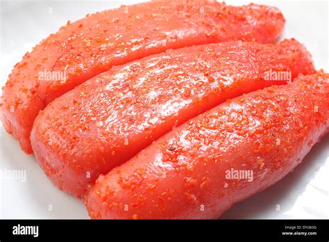 Marinated Pollock Roe Stock Photo - Alamy