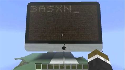 Minecraft: COMPUTER KEYBOARD and MONITOR DISPLAY(Redstone Mac ...