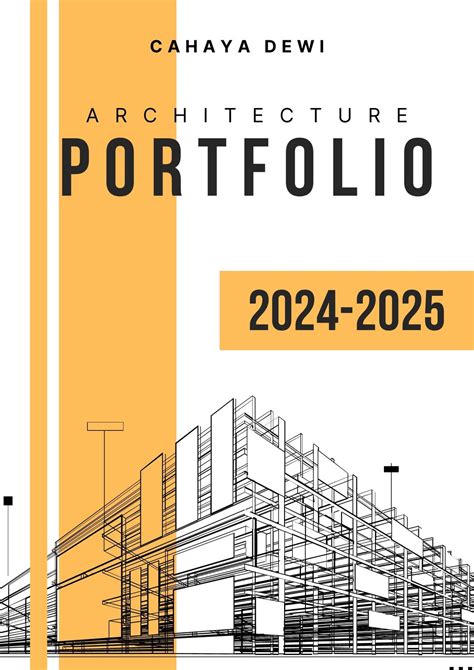 Architectural Portfolio Cover Page