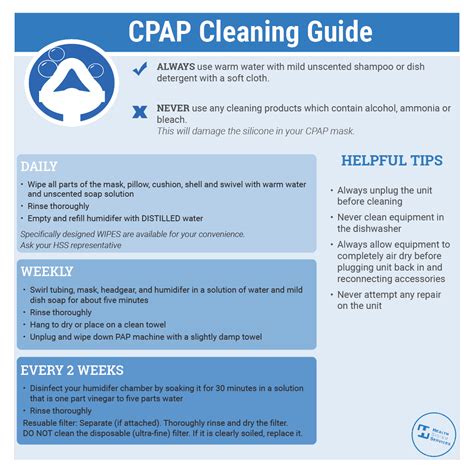 CPAP Cleaning and Maintenance - Health System Services