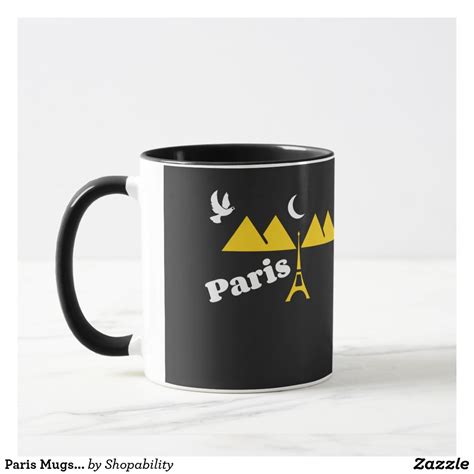 Paris Mugs... | Mugs, Custom mugs, Paris