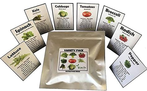 Survival Vegetable Seeds, Non Hybrid, Non GMO, Heirloom Seeds, Top Selling Vegetable Seeds ...