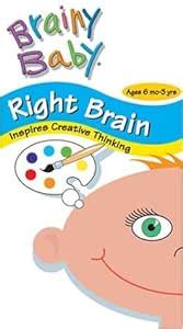 Amazon.com: Brainy Baby - Right Brain [VHS] : Babies, More Babies: Movies & TV