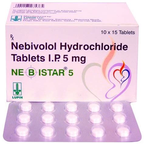 Nebivolol Tablet at Rs 200/strip | Nebivolol Tablet | ID: 26209400248