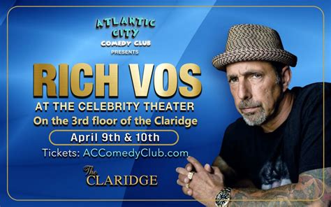 Rich Vos at The Celebrity Theater - Atlantic City Comedy Club, Atlantic City, NJ