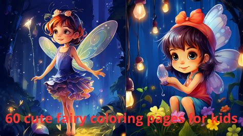60 cute fairy coloring pages for kids