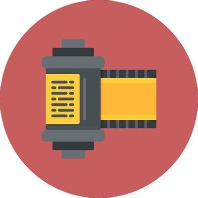 Film Roll Icon Vector Art, Icons, and Graphics for Free Download