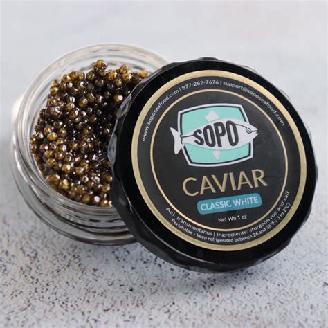 White Sturgeon Caviar | Buy American Caviar Online – SoPo Seafood