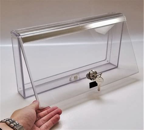 Custom Acrylic Mail Slot Lock Box | Plastic Covers & Guards | SmartGuard