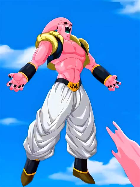 Majin Buu about to absorb Gohan by johnny120588 on DeviantArt