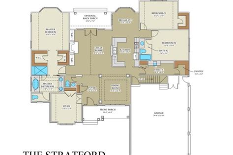 Stratford Floor Plan - Custom Builder Frederick County VA