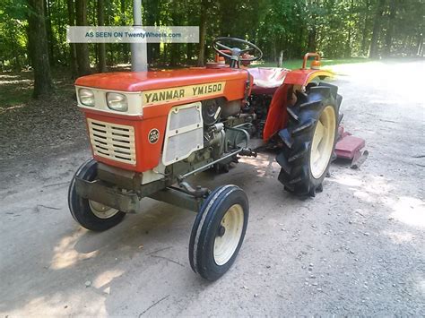 1980 Yanmar 1500 Diesel Tractor W/ Attachments