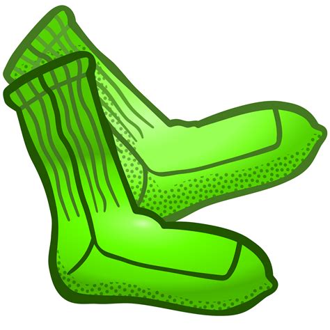 Green Socks Vector Clipart image - Free stock photo - Public Domain photo - CC0 Images