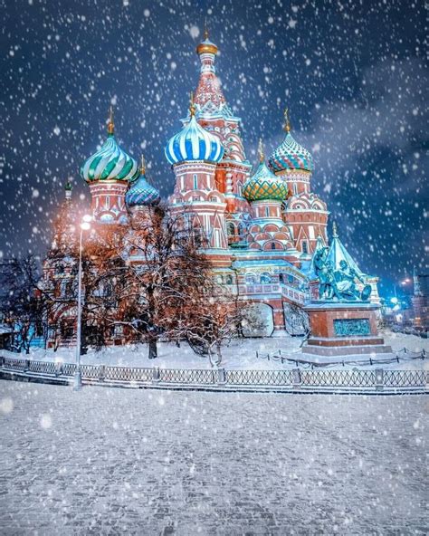 Travel + Leisure on Instagram: “Snowy Moscow streets are like scenes ...