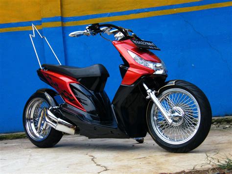 Foto Modifikasi Motor Honda Beat 2014