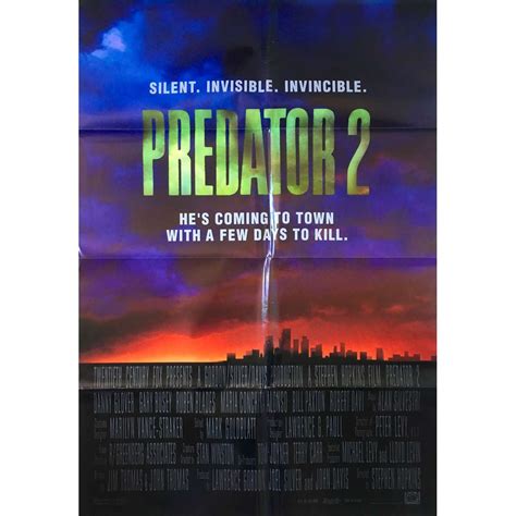 PREDATOR 2 Movie Poster 27x40 in.