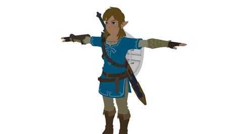 3D tloz botw link model - TurboSquid 1368544