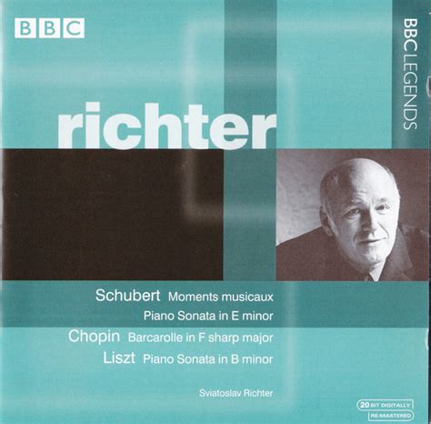 Sviatoslav Richter – Schubert, Chopin, Liszt (2004, CD) - Discogs