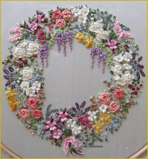 Ribbon embroidery | Easy Craft Idea