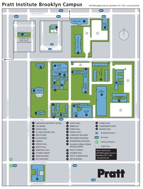 Pratt Brooklyn Campus Map