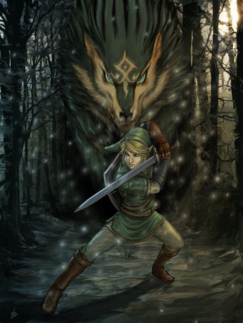 Zelda Twilight Princess Wolf Link Wallpaper