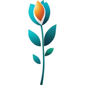 Cartoonish Floral Symbol, Flat Design Flowers, Flowers, Icon PNG Transparent Image and Clipart ...