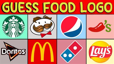 Guess The Food Logo | Can You Guess All The Food Logos? | Famous Food ...