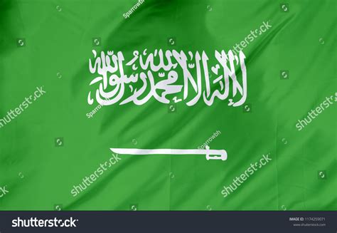 Saudi Arabia Waving Flag Stock Photo 1174259071 | Shutterstock