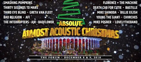 KROQ Absolut Almost Acoustic Christmas Webcast | The World Famous KROQ