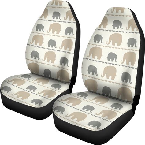 Elephant Cute Universal Fit Car Seat Covers - JorJune