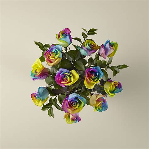 Rainbow Rose Bouquet