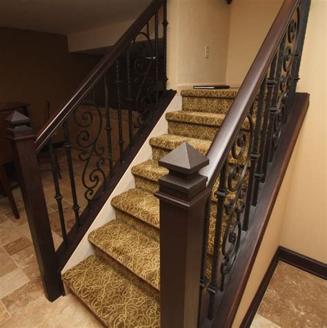 Ornamental Iron Stair Rail - Mediterranean - Staircase - Cleveland - by Architectural Justice