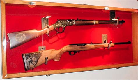 Rifle Handgun Display Case, Rifle and Musket Displays
