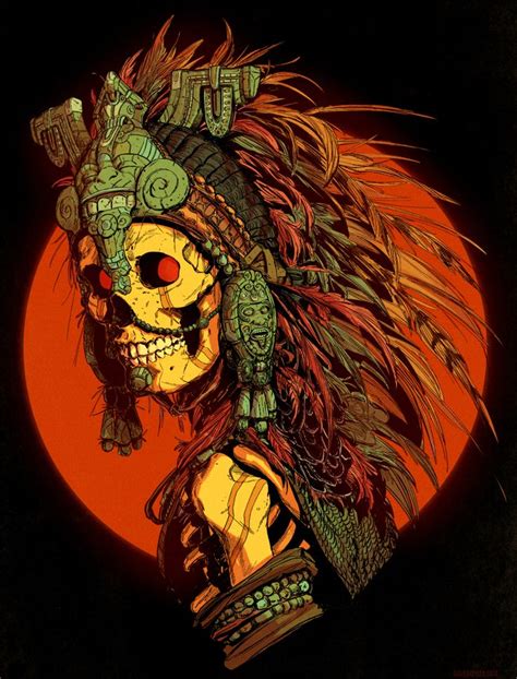 DaveRapoza,Fantasy,Fantasy art,art,арт,ацтеки | Mayan art, Aztec art ...